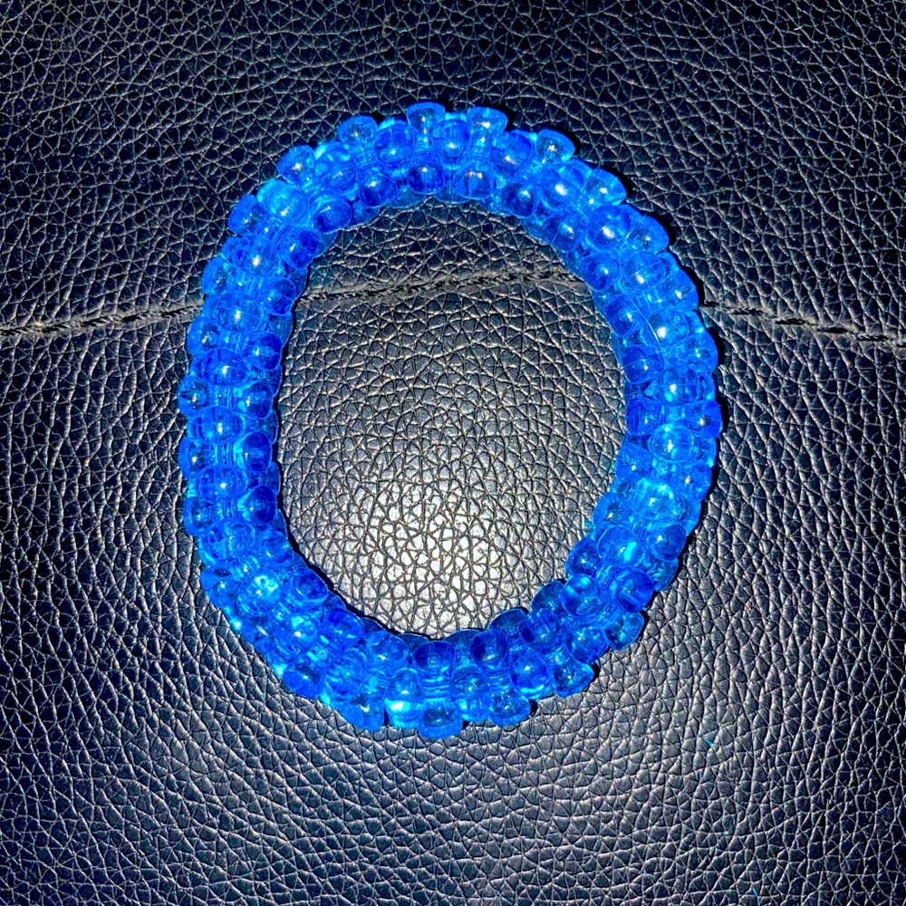 AQUA OCEAN BEADED BRACELET